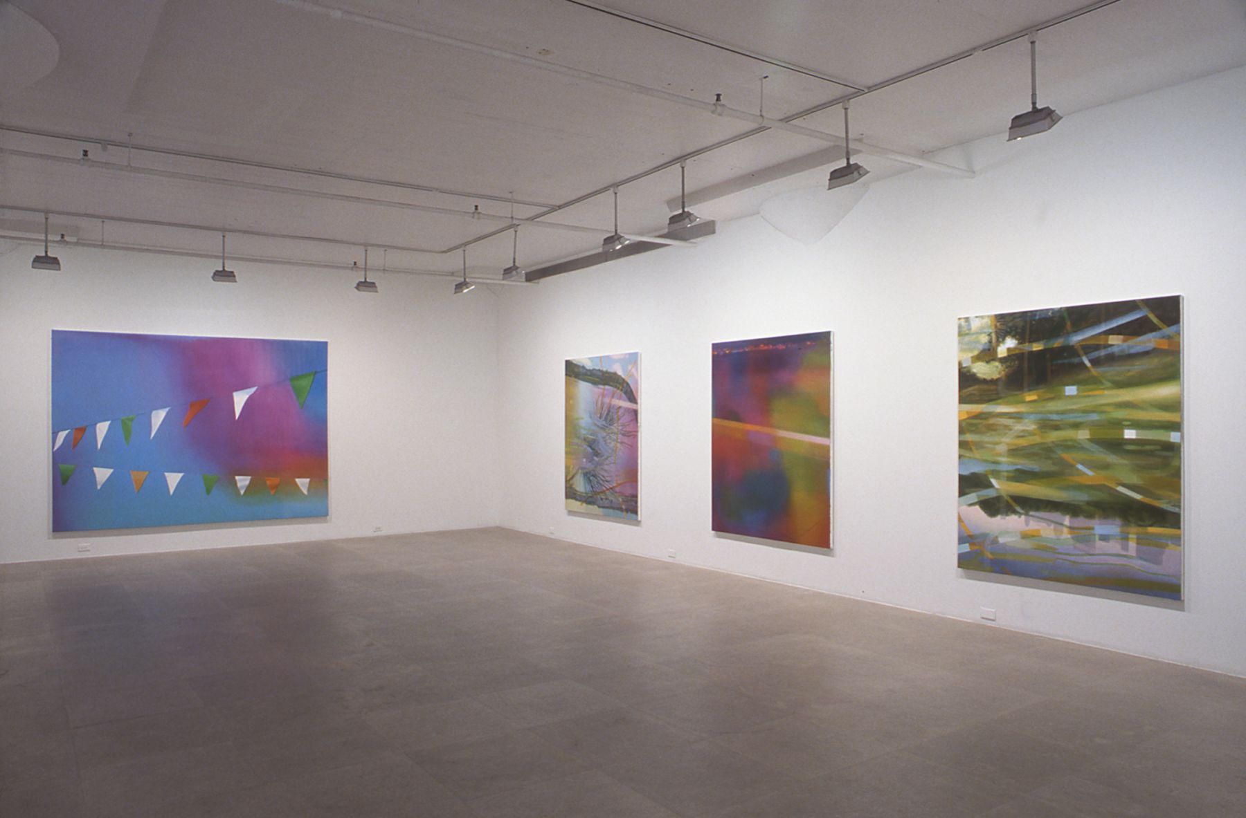 Installation view, August Evening Walk Out, Greene Naftali, New York, 2003