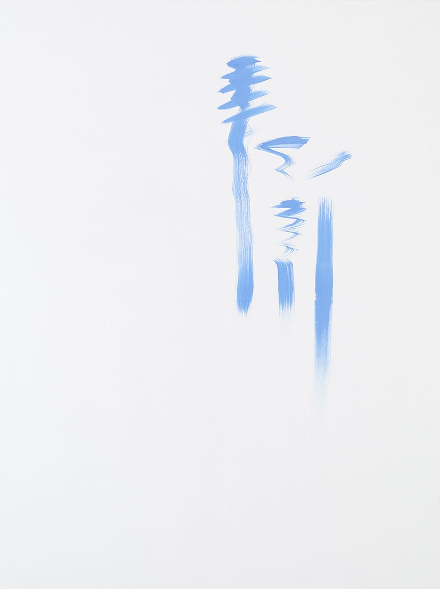 Michael Krebber MK.293, 2015 Acrylic on canvas 78 3/4 x 59 1/8 inches (200 x 150.2 cm)