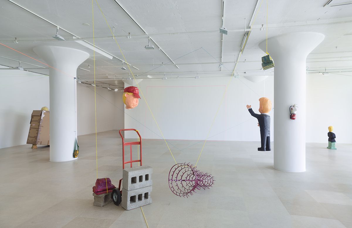 Rachel Harrison, Installation view, More News: A Situation, Greene Naftali, New York, 2016