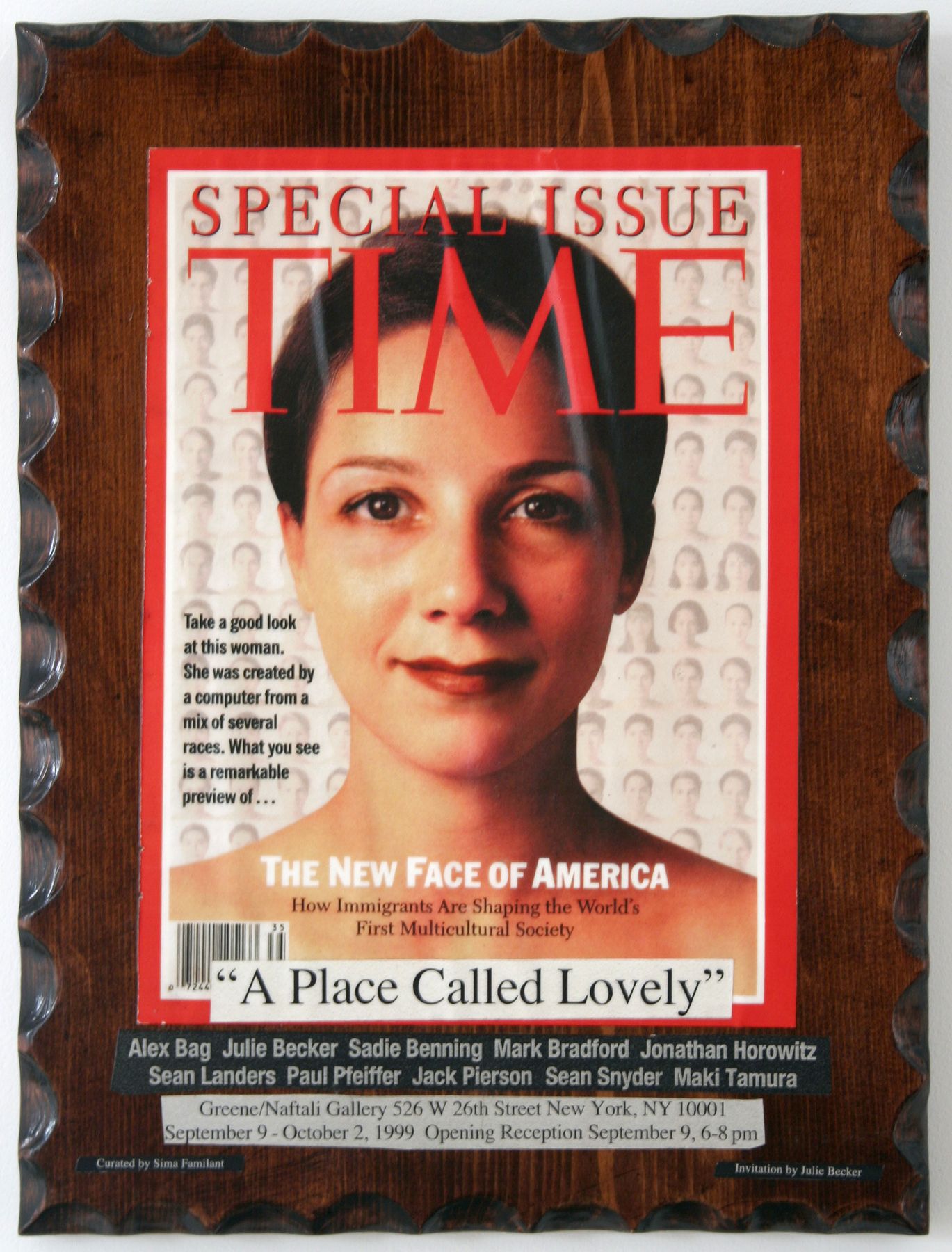 Julie Becker, "A Place Called Lovely", 1999, mixed media, 15 x 11 inches