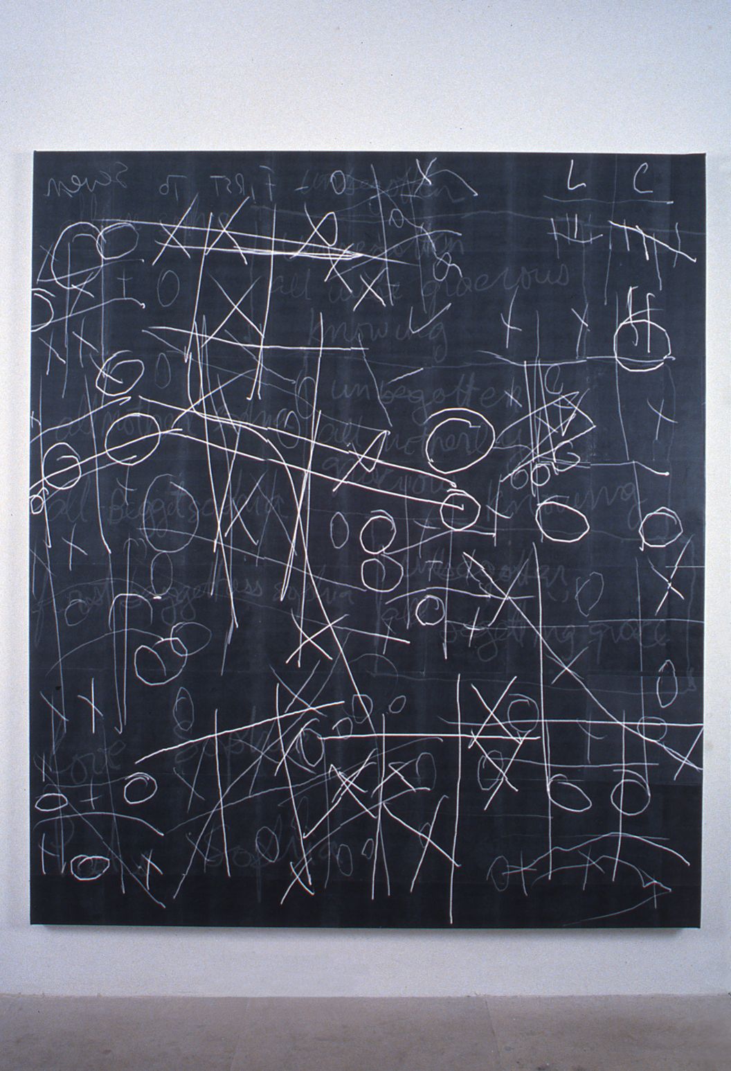 Luke Murphy, First to Seven, 1996, laser prints, acrylic mediums on canvas, 78 x 66 inches