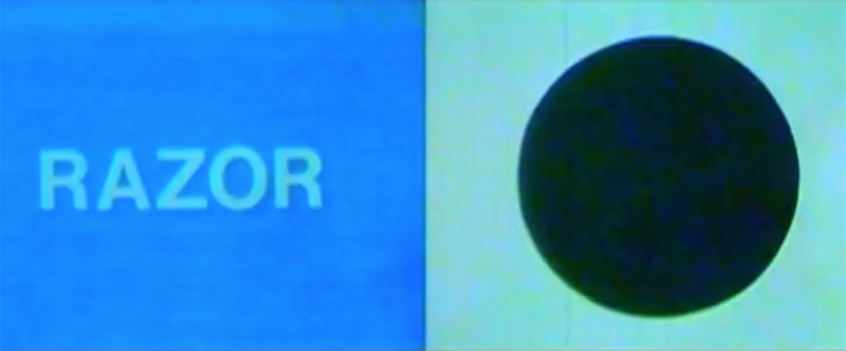 Paul Sharits, Razor Blades, 1965-1968