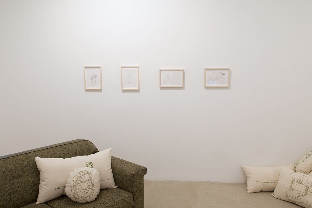 Mieko Meguro, Installation view, Couch Potato with Dan, Greene Naftali, New York, 2016