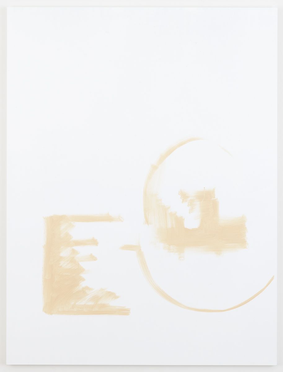 Michael Krebber Herbes de Provence MK.6063, 2018 Acrylic on canvas 78 x 59 inches (198.1 x 149.9 cm)