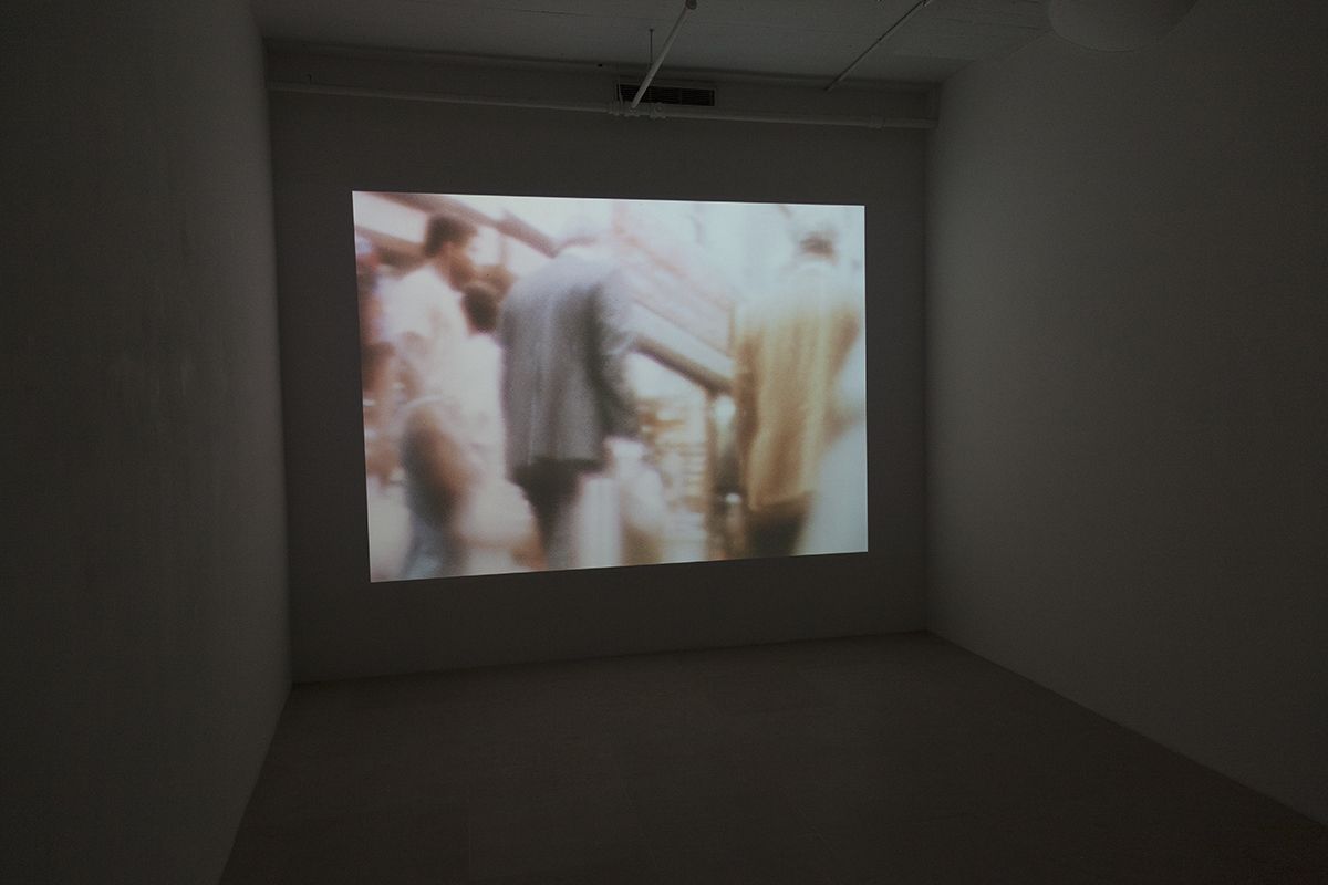 Tony Conrad Loose Connection, 1972-2011 Super 8 to 16 mm/HD video 54 min, 54 sec Installation view, Undone, Greene Naftali, New York, 2016