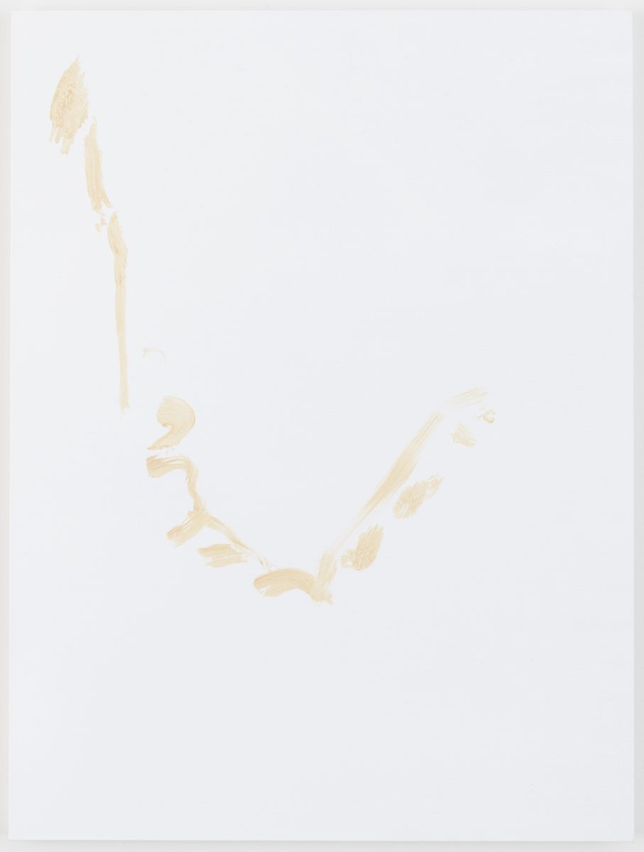Michael Krebber Herbes de Provence MK.6088, 2018 Acrylic on canvas 40 x 30 inches (101.6 x 76.2 cm)