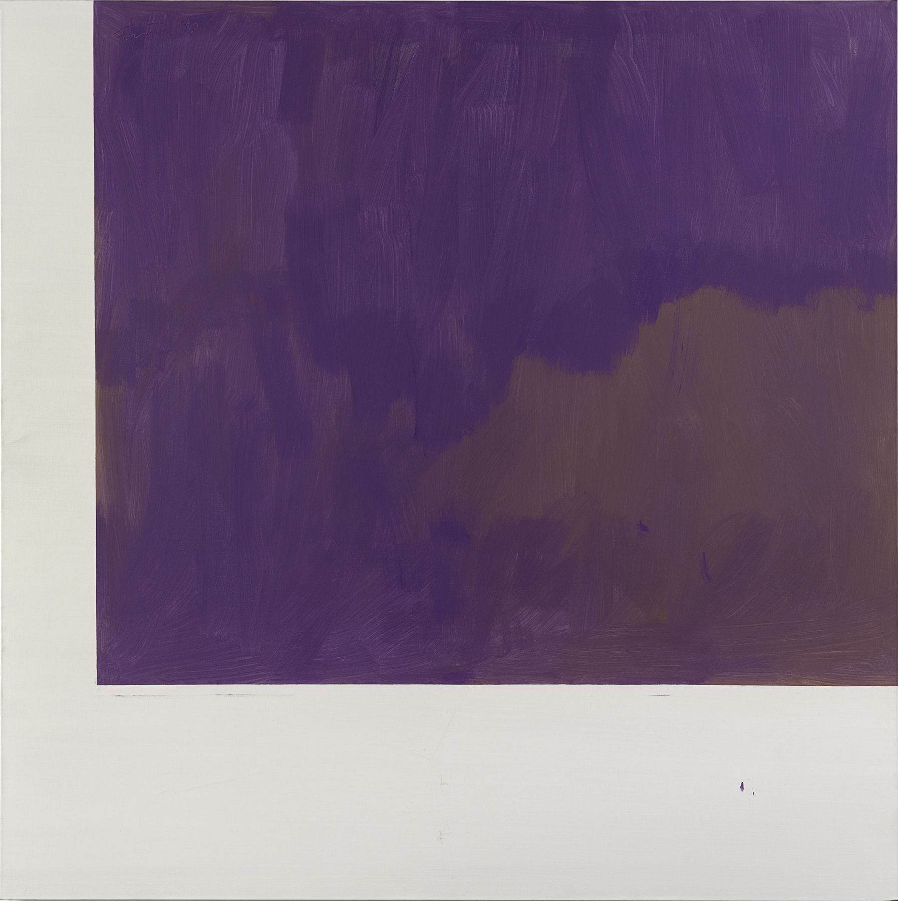 Untitled, 1991, Acrylic on canvas, 114 1/8 x 114 1/8 inches (290 x 290 cm)