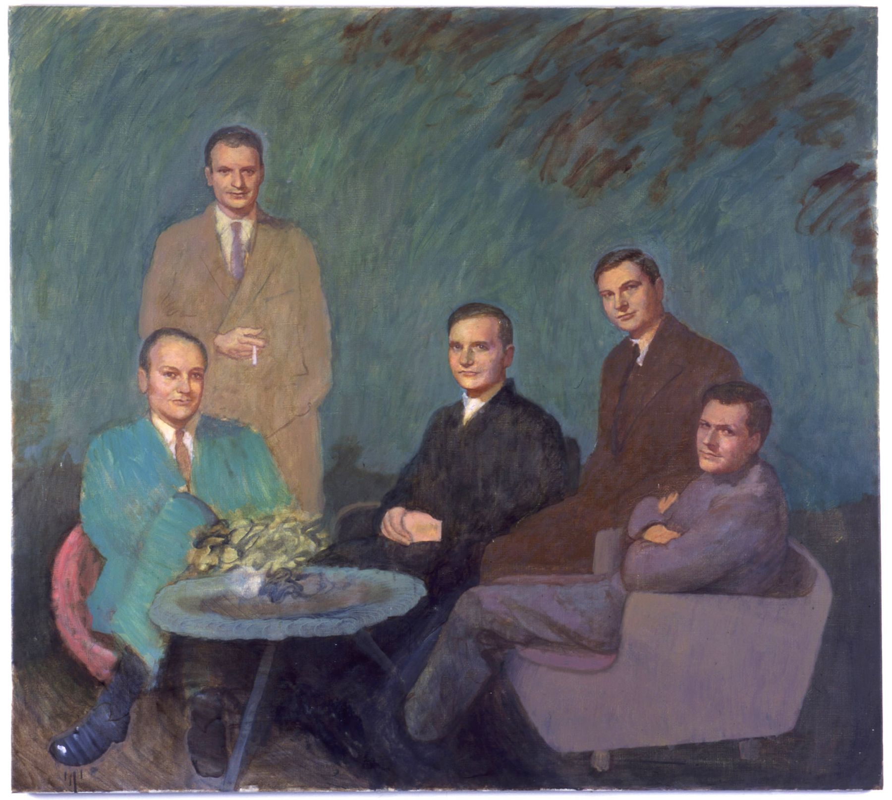 Solid State - Rockefeller Version, 2008, Oil on linen