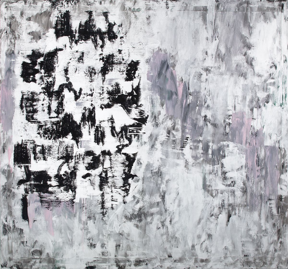 Jacqueline Humphries Untitled, 2013 Oil on linen 90 x 96 inches (228.6 x 243.8 cm)
