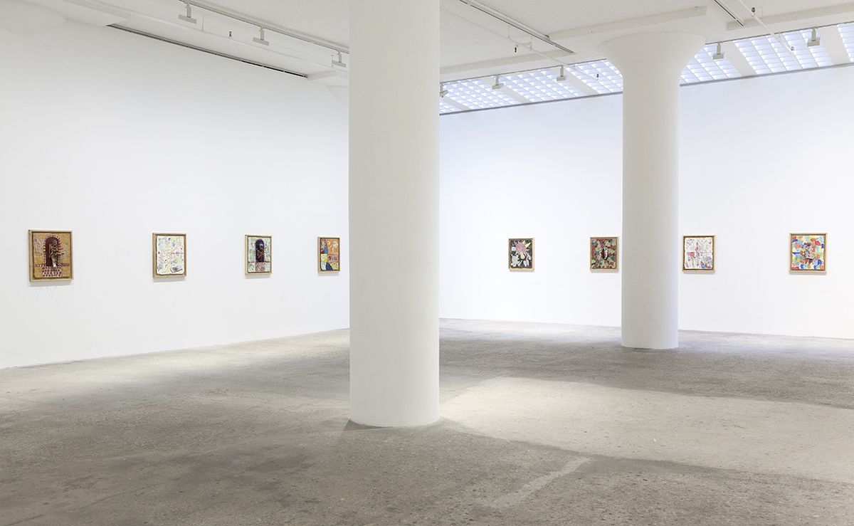Richard Hawkins, Installation view, Norogachi: Ceramics After Artaud, Greene Naftali, New York, 2016