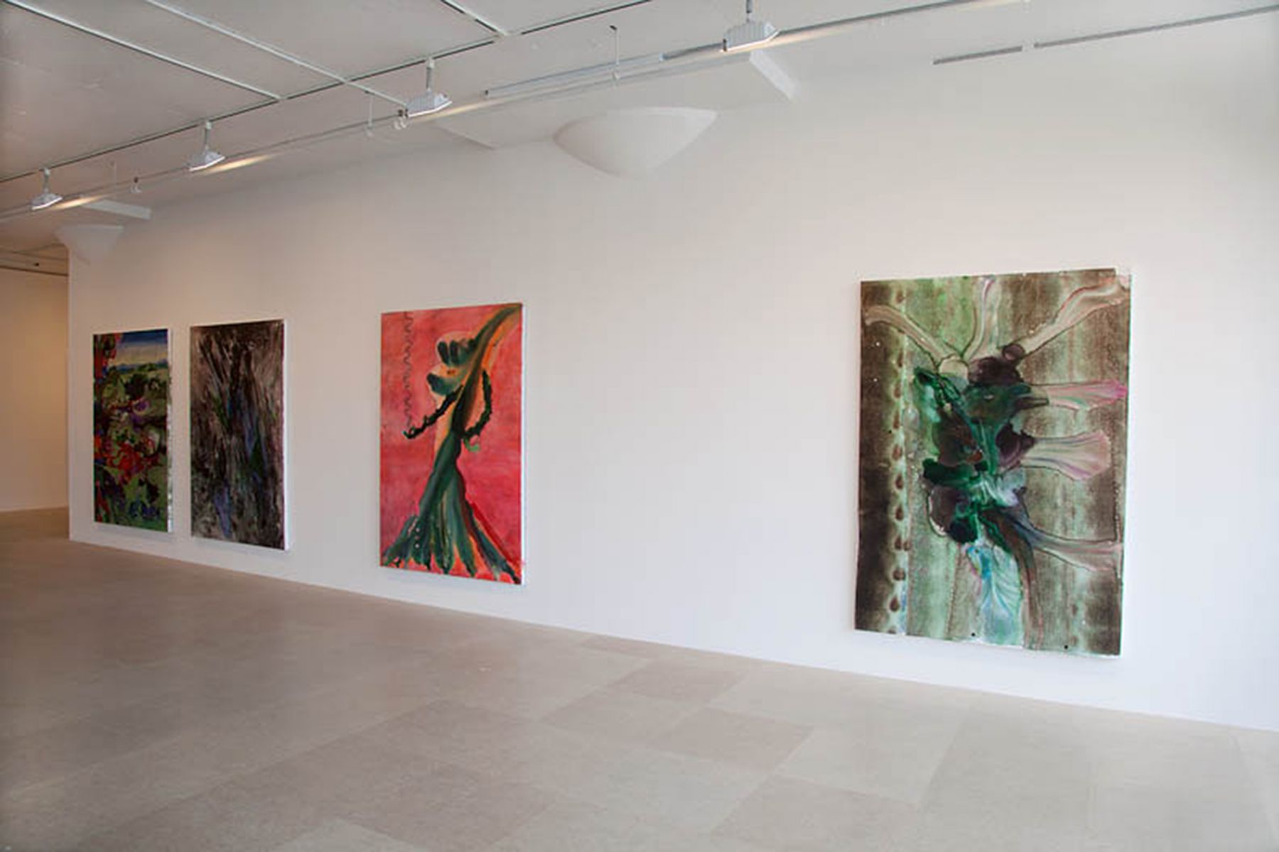 Installation view, Greene Naftali, New York, 2011