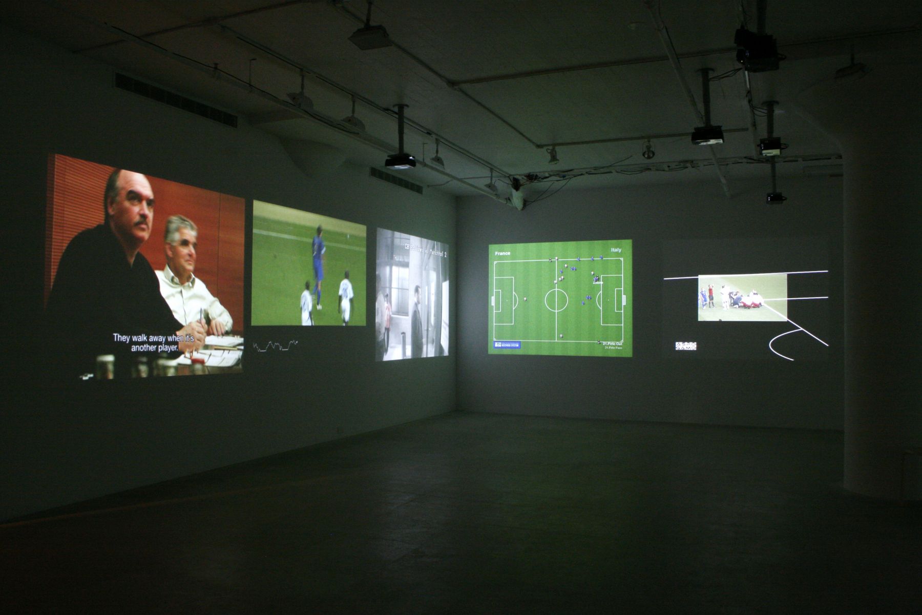 Installation view, Deep Play, Greene Naftali, New York, 2008