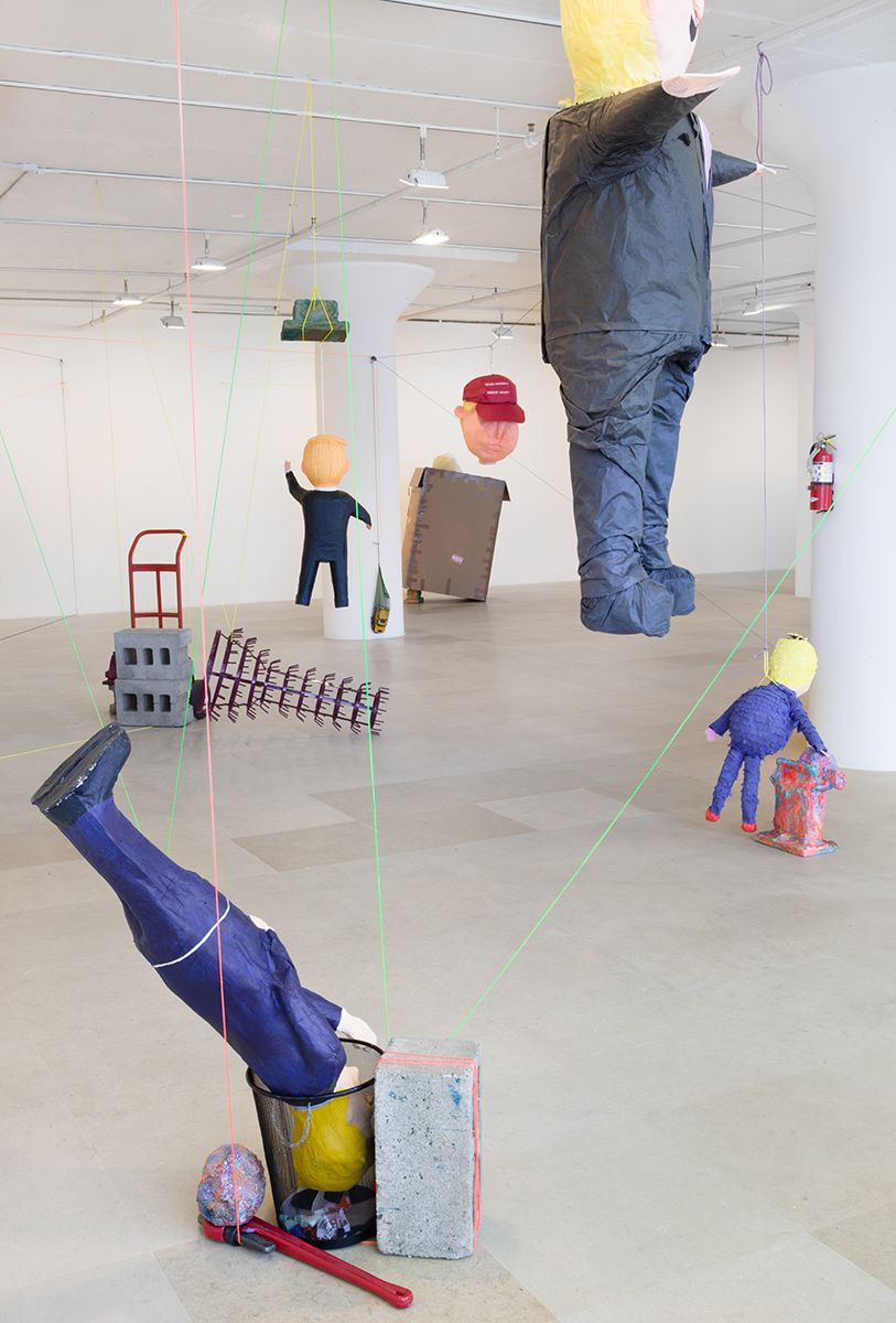 Rachel Harrison, Installation view, More News: A Situation, Greene Naftali, New York, 2016