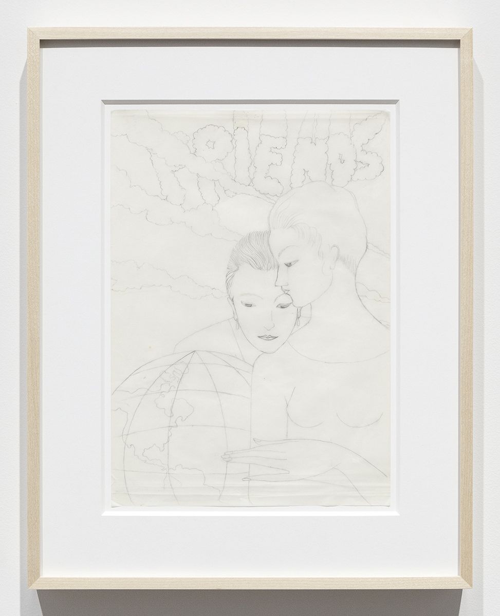 Katharina Wulff Untitled, 2002 Pencil on transparent paper Paper: 11 3/4 x 8 1/4 inches (29.8 x 21 cm) Frame: 16 1/2 x 13 x 1 3/8 inches (41.9 x 33 x 3.5 cm)