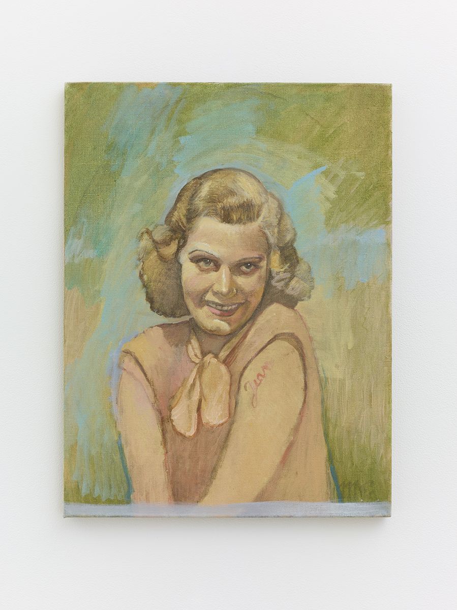 Michael Fullerton, Cipher I (MGM Corp), 2013, Oil on linen, 24 x 18 inches