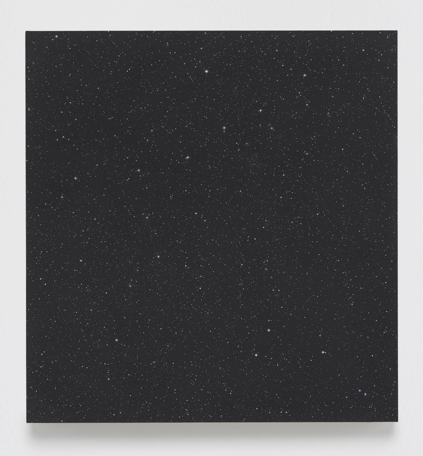 Vija Celmins Night Sky #24, 2016 Oil on canvas 33 3/4 x 32 inches (85.7 x 81.3 cm)