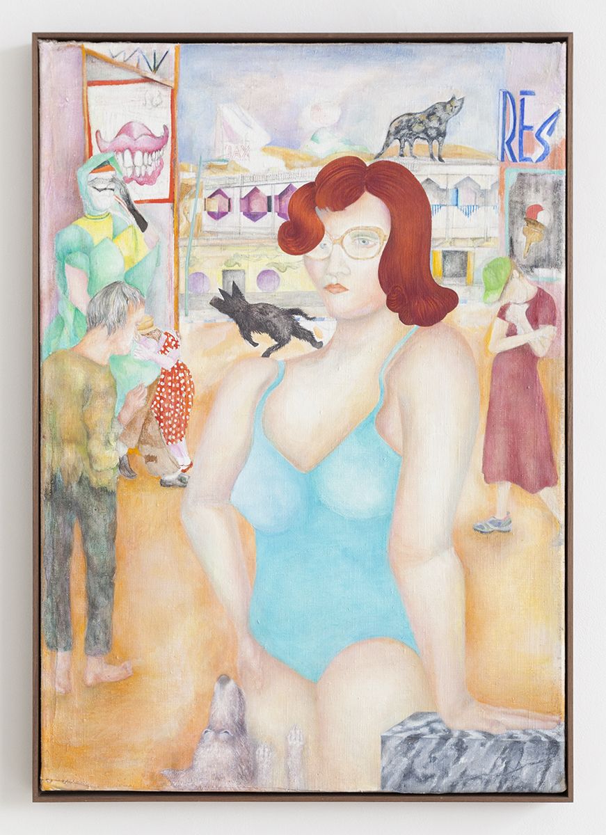 Katharina Wulff Untitled, 2012 Oil on canvas 34 1/4 x 23 5/8 inches (87 x 60 cm) Frame: 35 1/8 x 24 5/8 x 1 3/4 inches (89.2 x 62.5 x 4.4 cm)
