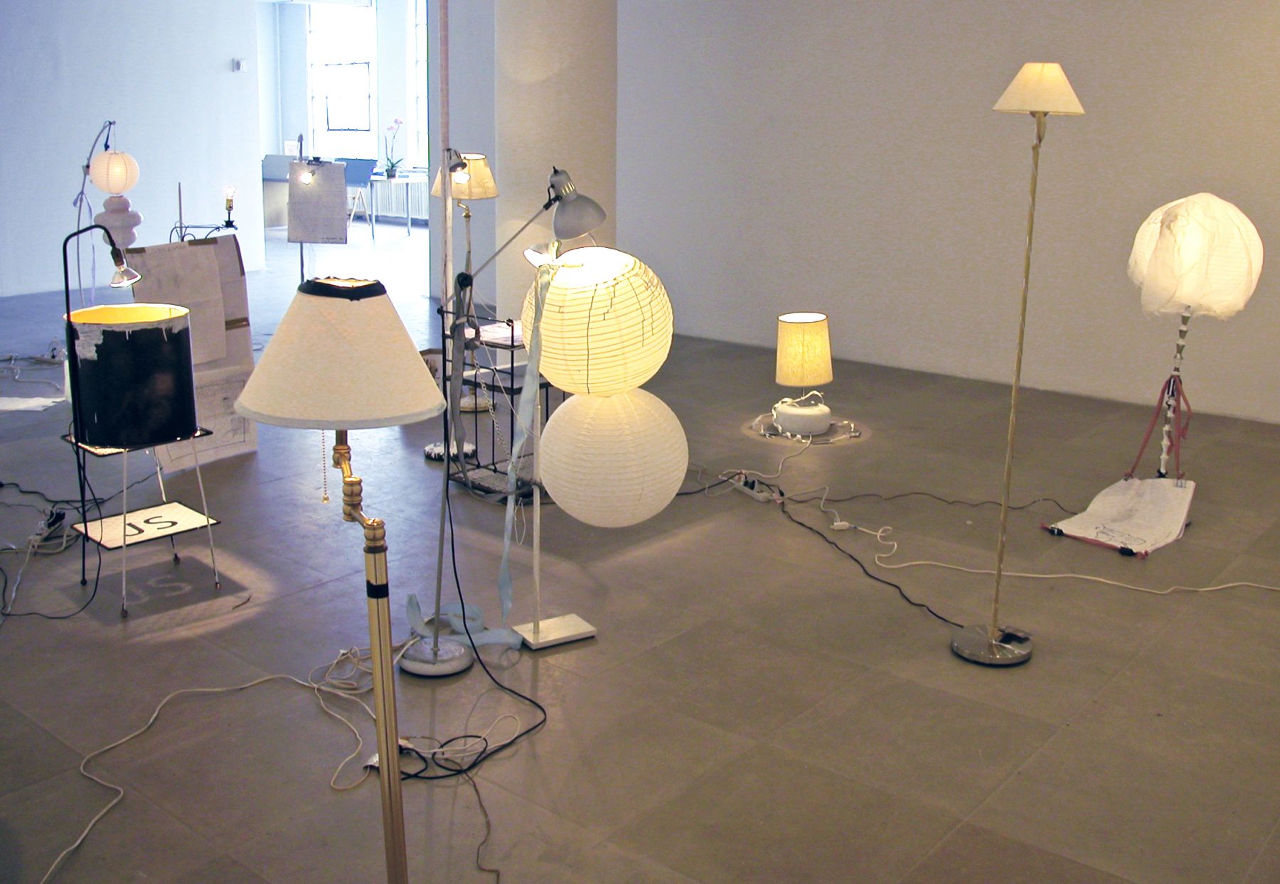 Installation view, Don't Climb the Pyramids, Greene Naftali, New York, 2006