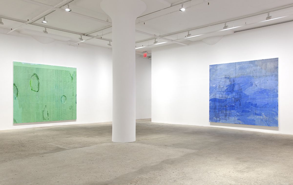Jacqueline Humphries, Installation view, Greene Naftali, New York, 2015