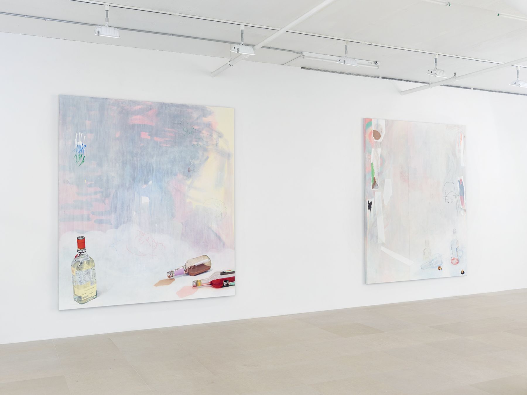 Installation view, on hold, Greene Naftali, New York, 2015