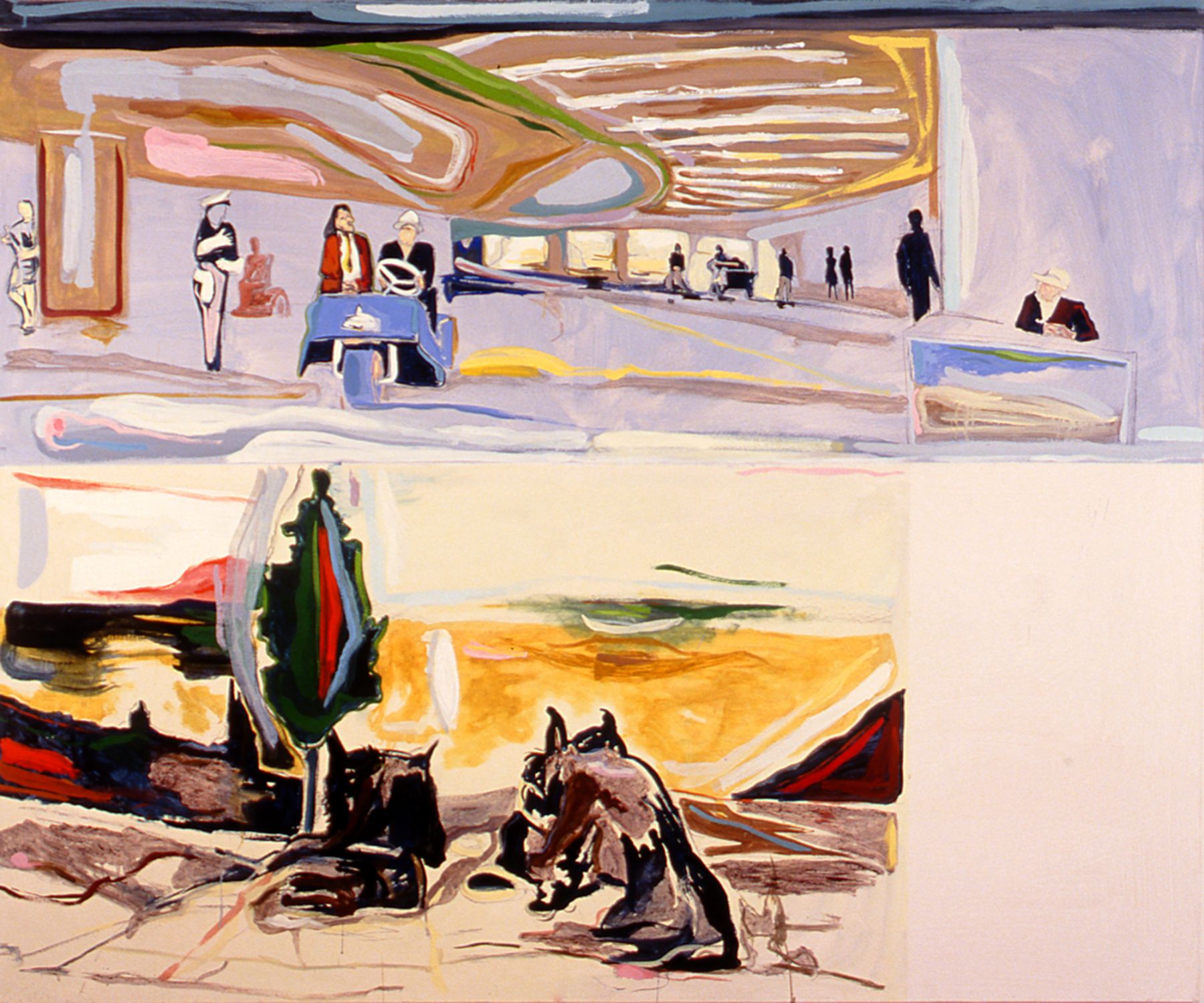 Stefan Ettlinger, 15/16, 1999, egg tempera on canvas