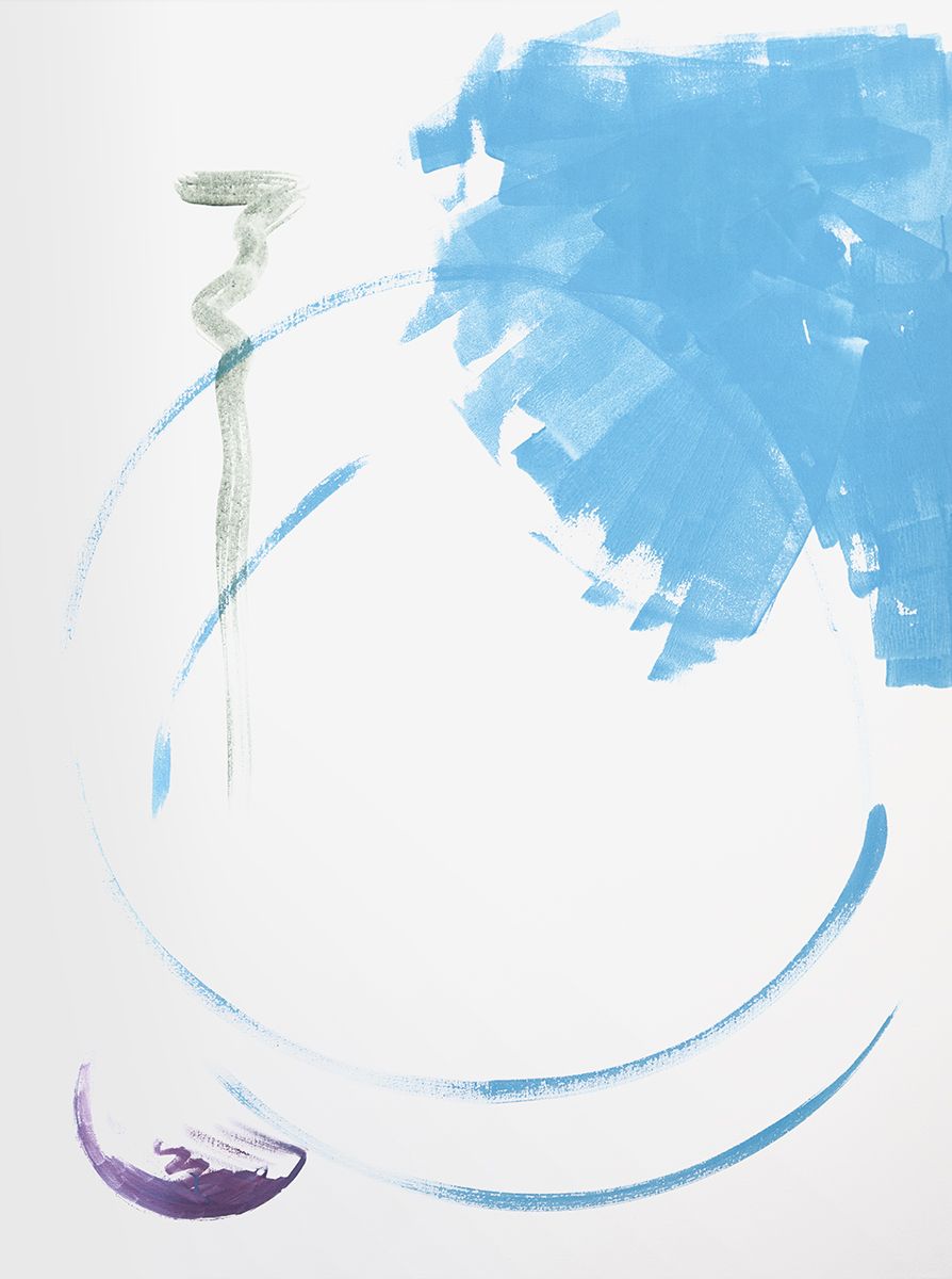 Michael Krebber Untitled, 2013 Acrylic on linen 63 x 47 1/4 inches (60 x 120 cm)