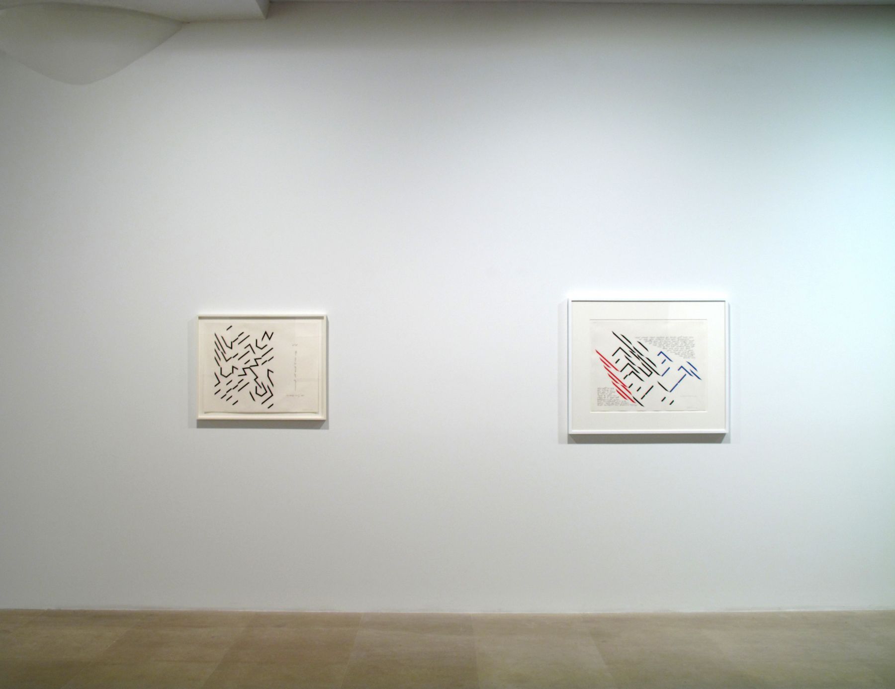 Installation view, Greene Naftali, New York, 2009