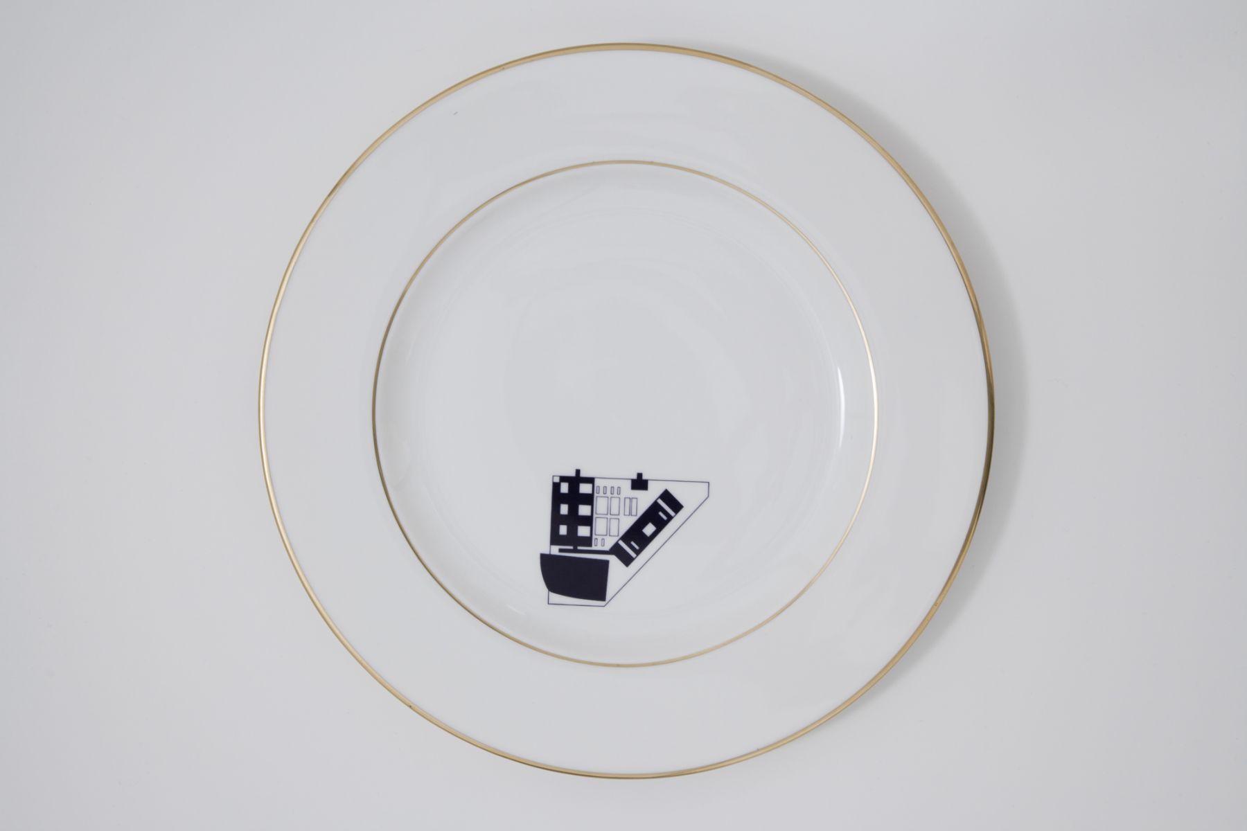 John Knight Autotypes, A Work In Situ, 2011 65 bone china plates variable dimensions