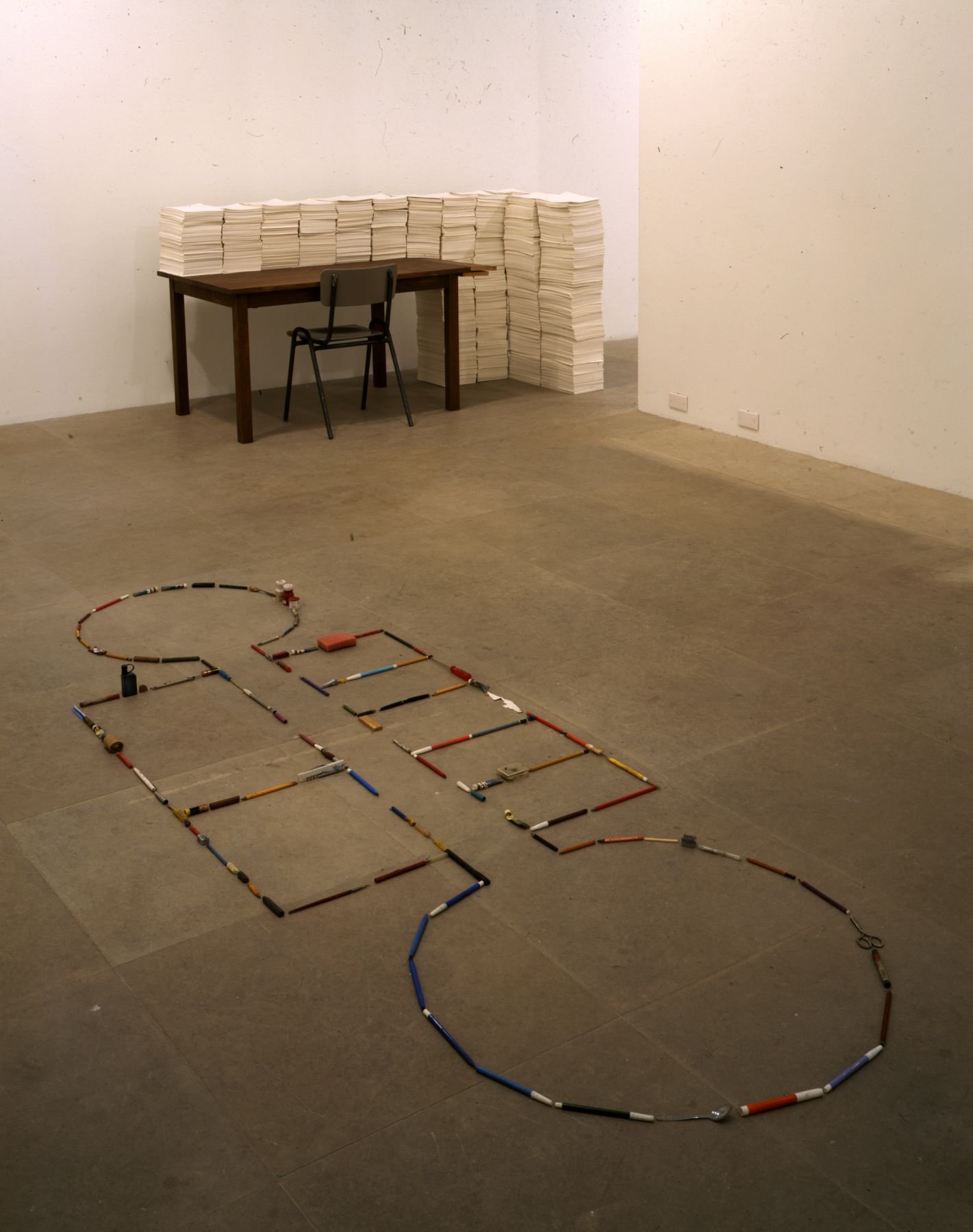 Installation view, Greene Naftali, New York, 2002