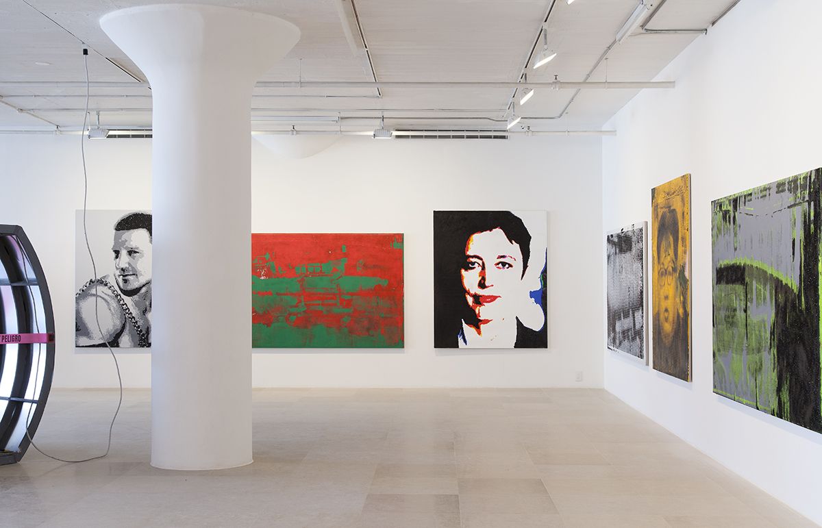 Mathieu Malouf, Installation view, Toxic Masculinity Fallout Shelter, Greene Naftali, New York, 2017