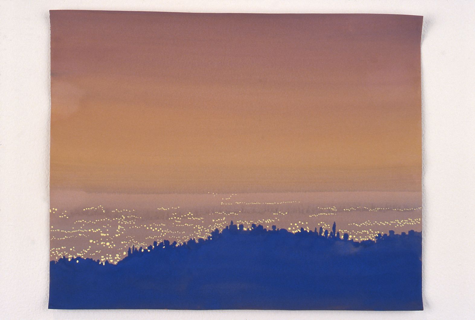 David Korty, Untitled, 2000, watercolor on paper, 10 x 12 1/4 inches