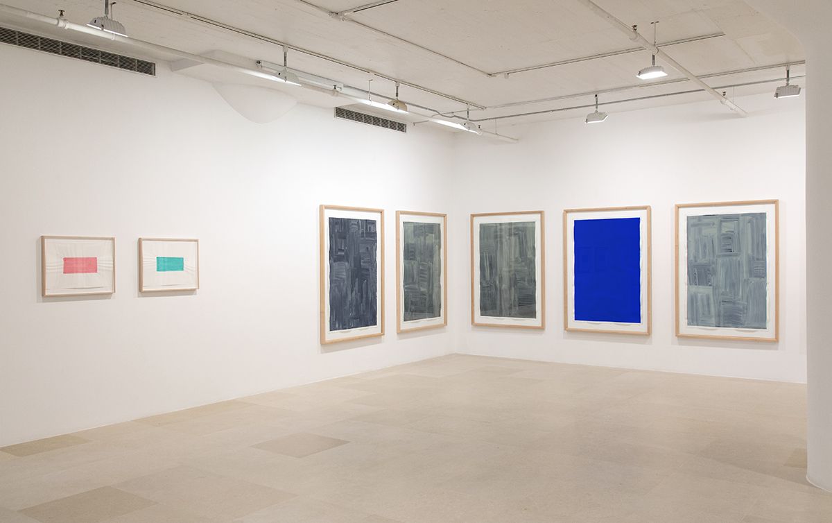 Günther Förg, Installation view, Works On Paper: 1976 - 2008, Greene Naftali, New York, 2016