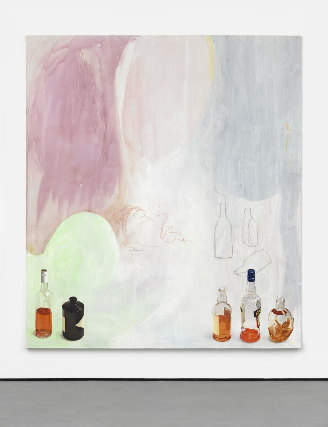 ledge, 2013 oil on canvas 98 1/2 x 86 1/2 inches