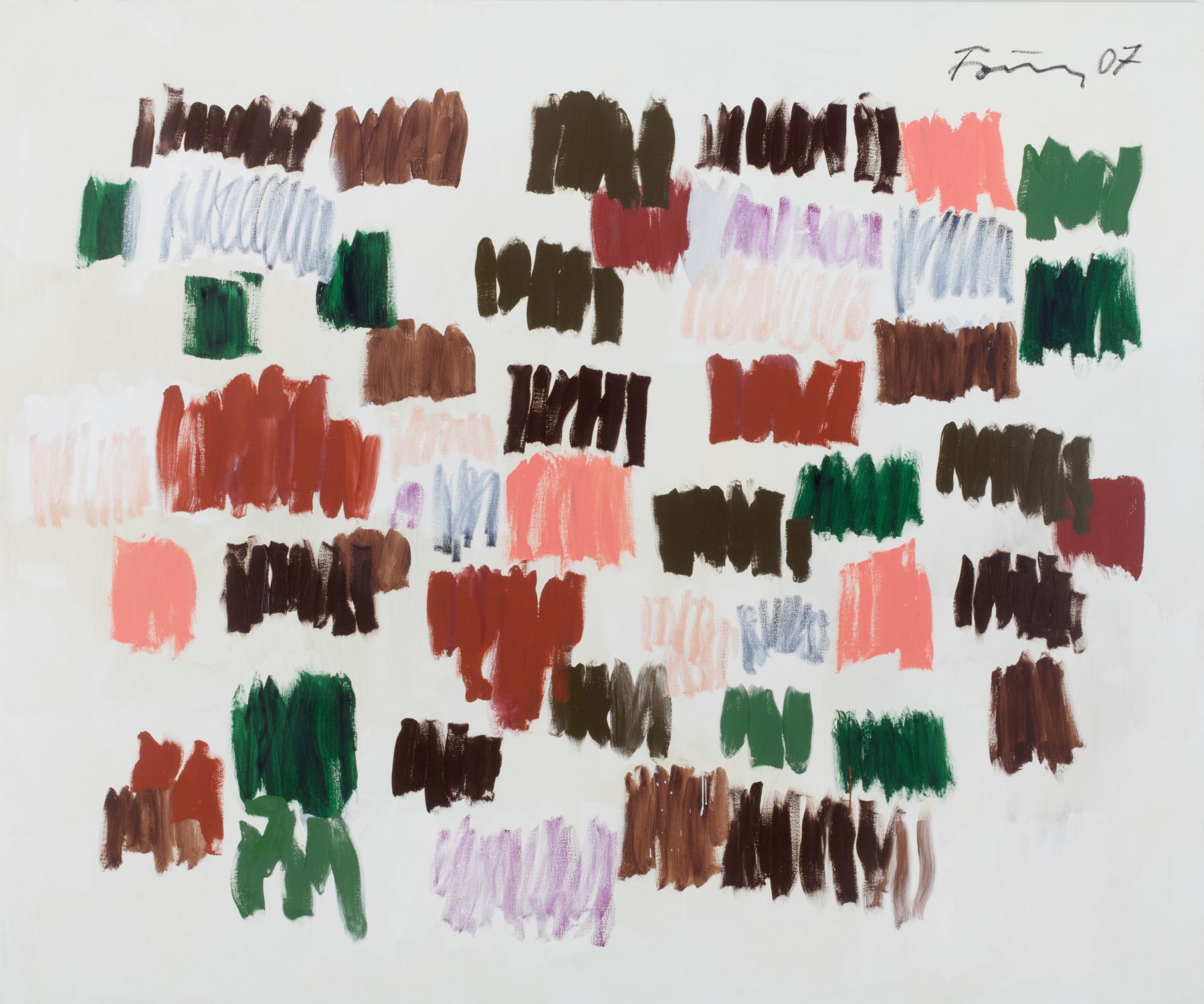 Untitled, 2007, Acrylic and oil on canvas 