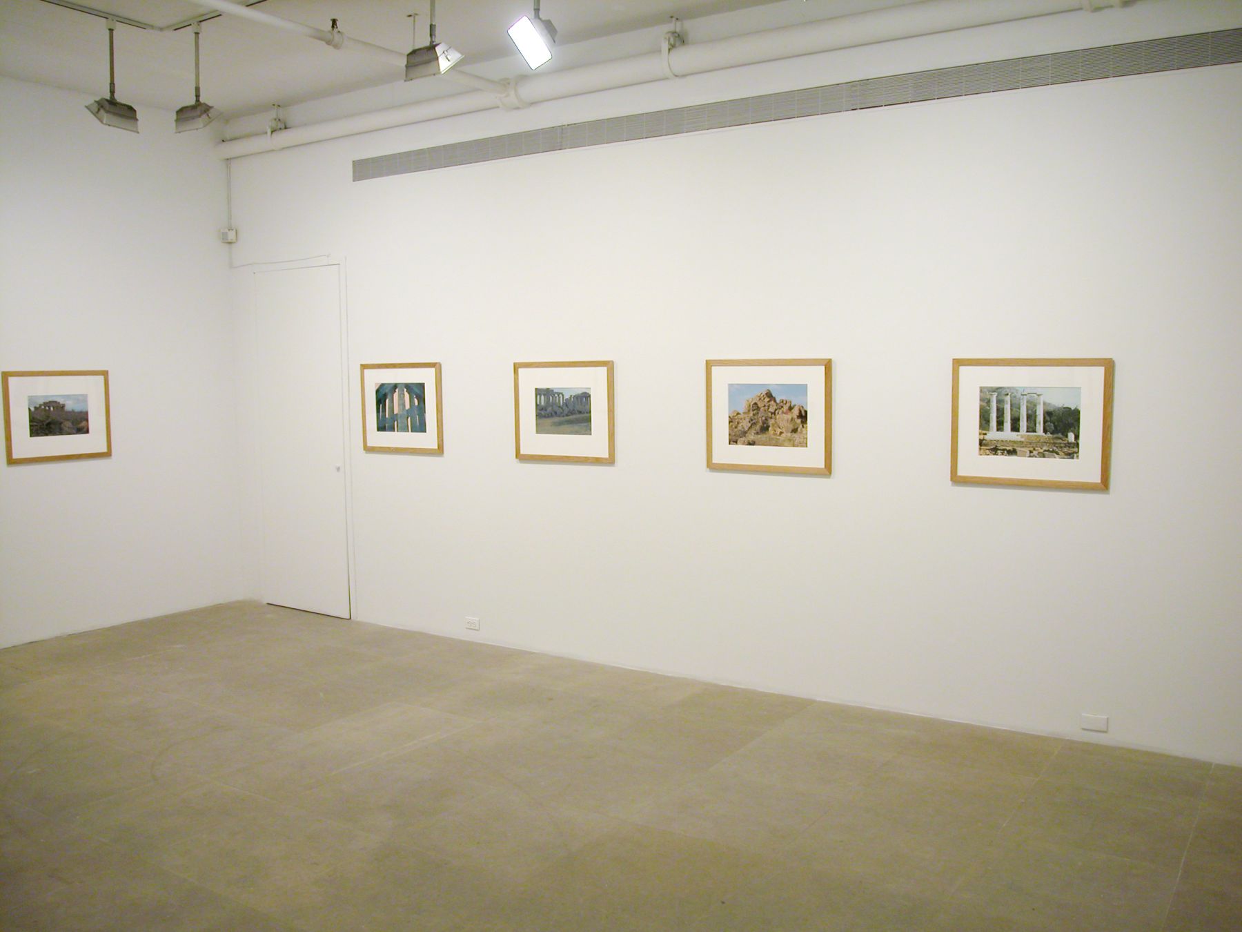 Josef Strau, Installation view, Photo +, Greene Naftali, New York, 2003