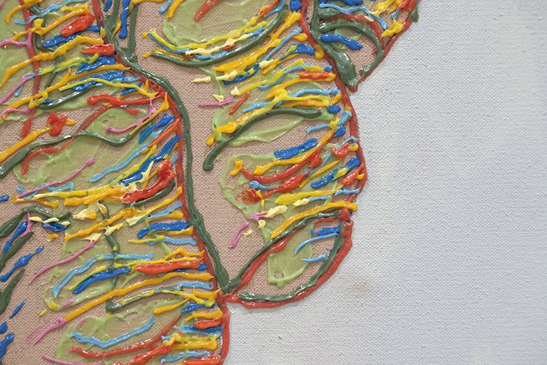 Paul Sharits Left Foot, 1982 detail