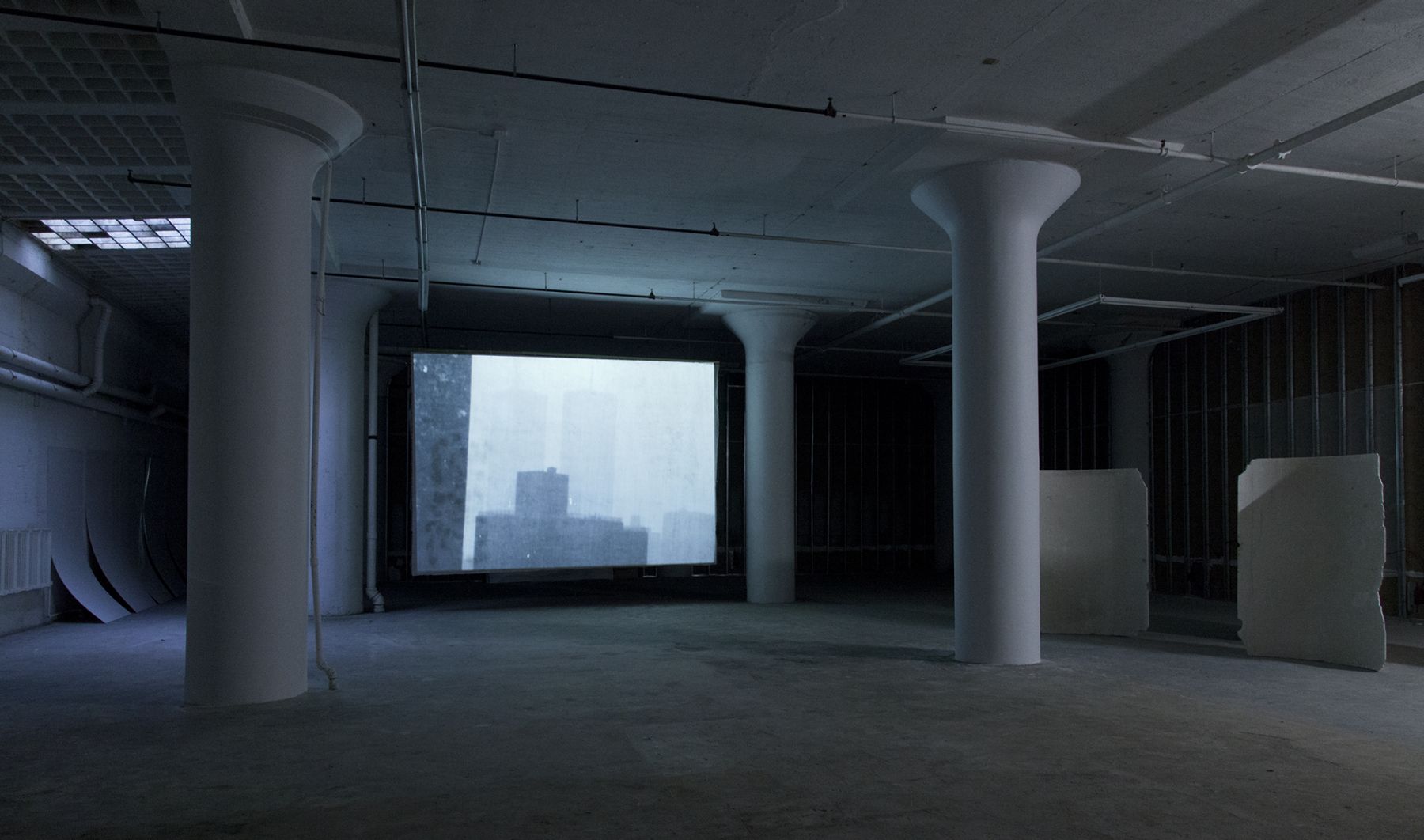 Lutz Bacher, Installation view, Snow, Greene Naftali, New York, 2014