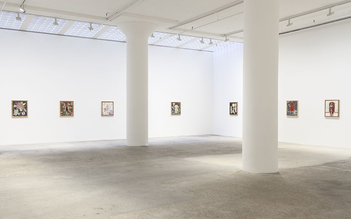 Richard Hawkins, Installation view, Norogachi: Ceramics After Artaud, Greene Naftali, New York, 2016, 