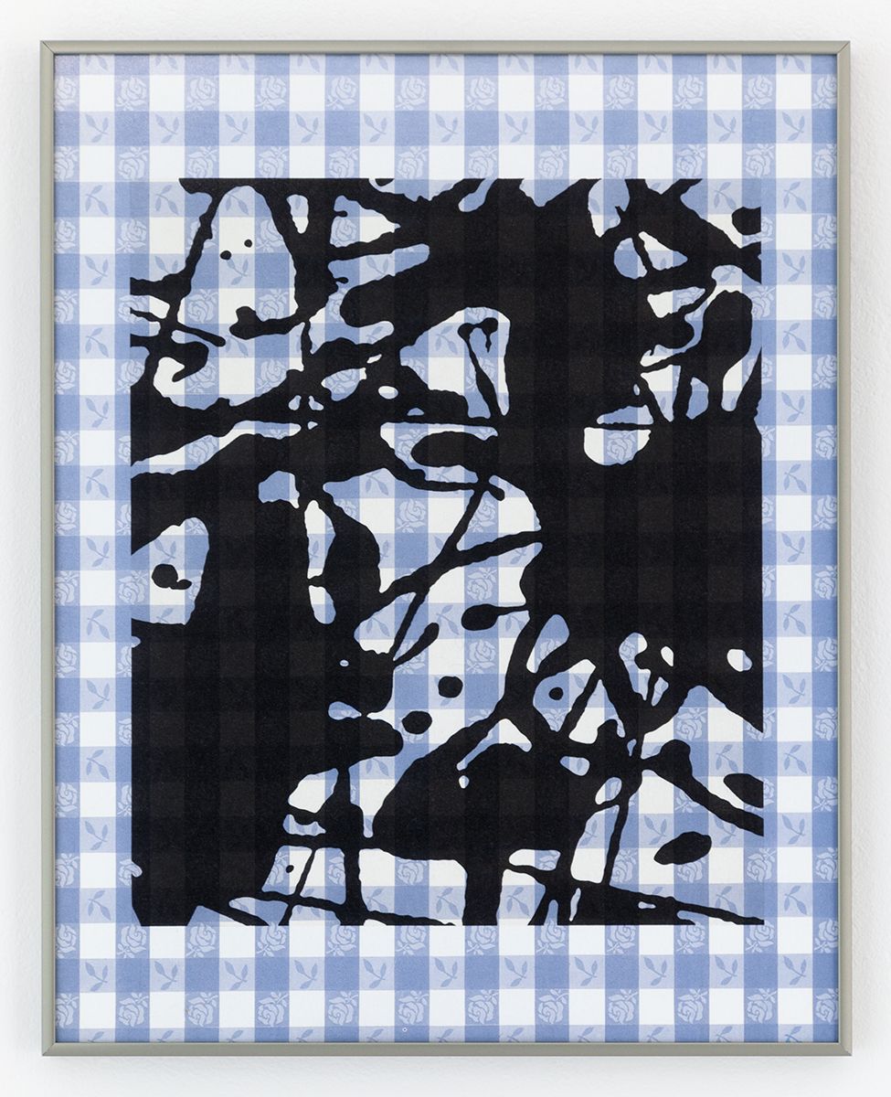 Daan van Golden Composition With Roses/Study Pollock, 2012 Giclee print on paper 16 9/16 x 13 1/4 inches (42.6 x 33.6 cm)