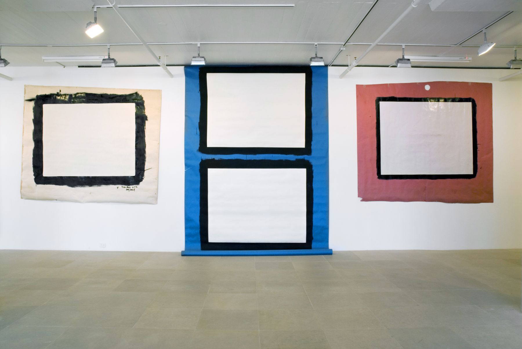 Tony Conrad, Installation view, Greene Naftali, New York, 2007