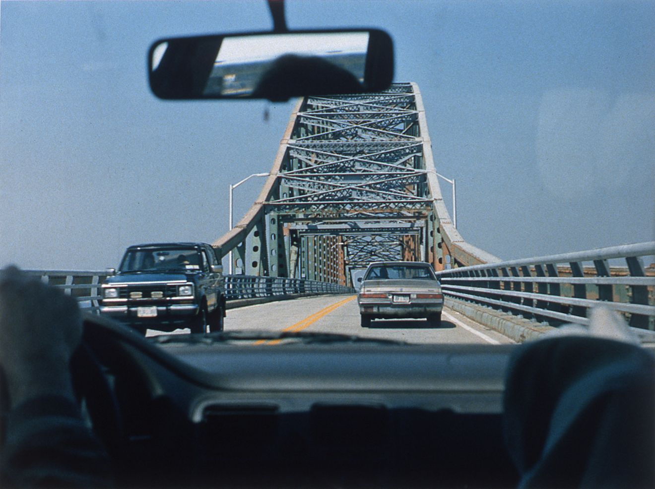 Josephine Meckseper, The Great Escape (Bridge), 1996, c-print, 30 x 40 inches