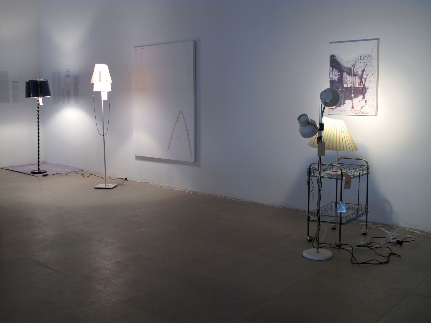 Installation view, 18INIQITIES, Greene Naftali, New York, 2008
