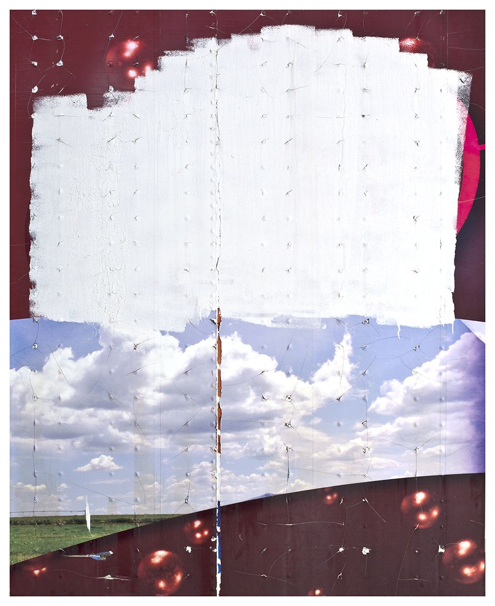 Gedi Sibony A Month of Saturday, 2015 Aluminum semi-trailer 92 x 75 1/8 inches (233.7 x 190.8 cm)