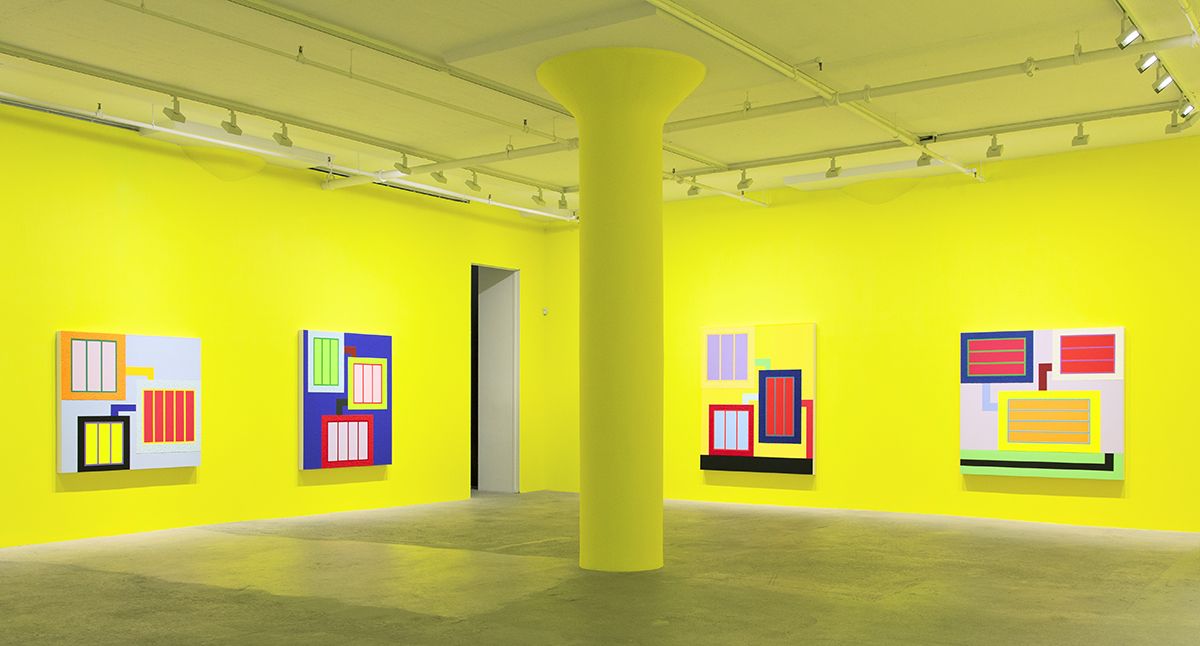 Peter Halley, Installation view, Greene Naftali, New York, 2017