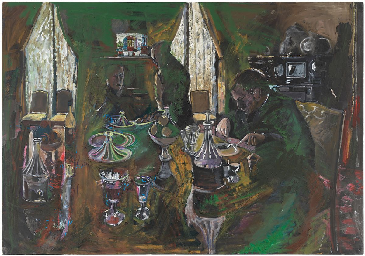 Amelie von Wulffen Ohne Titel, 2016 Oil on canvas 55 x 78 3/4 inches (140 x 200 cm)