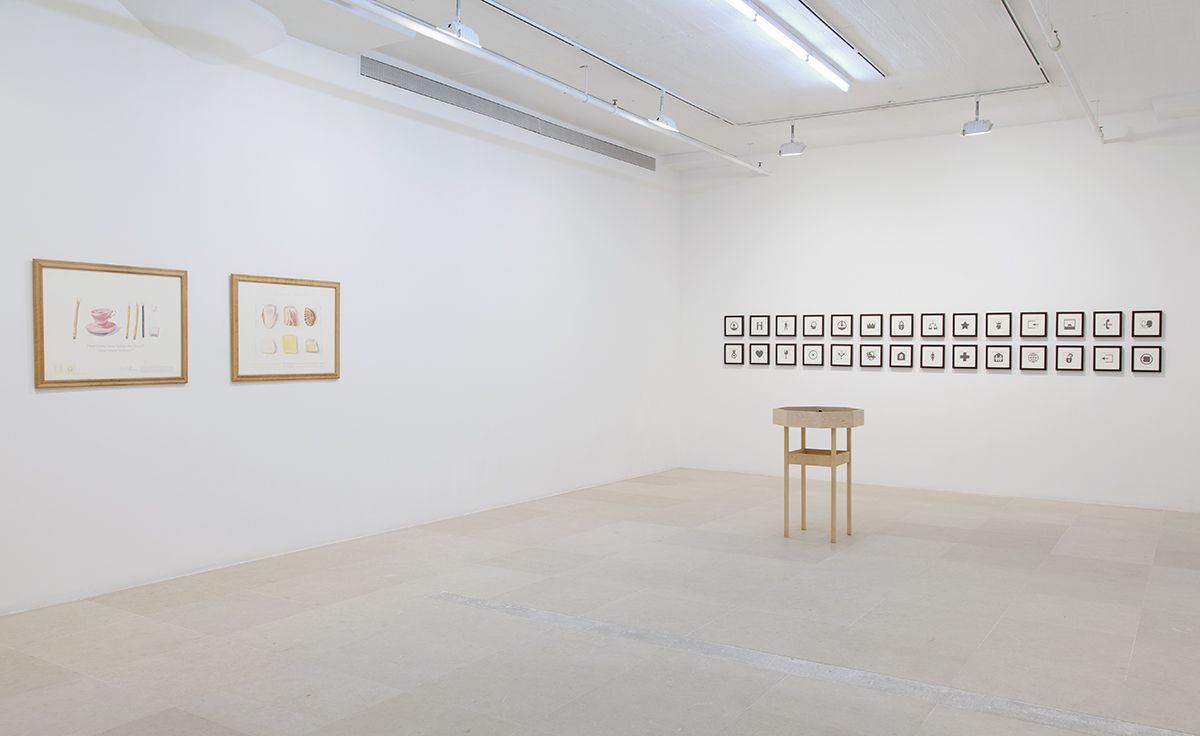 Installation view, Greene Naftali, New York, 2014