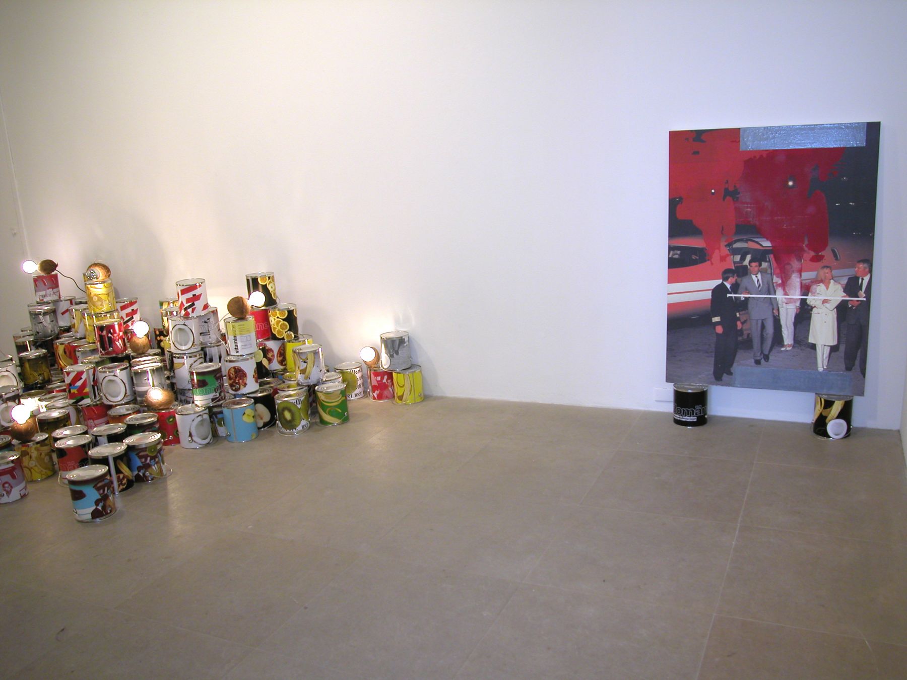 Installation view, The Failever of Judgement Part III, Greene Naftali, New York, 2005