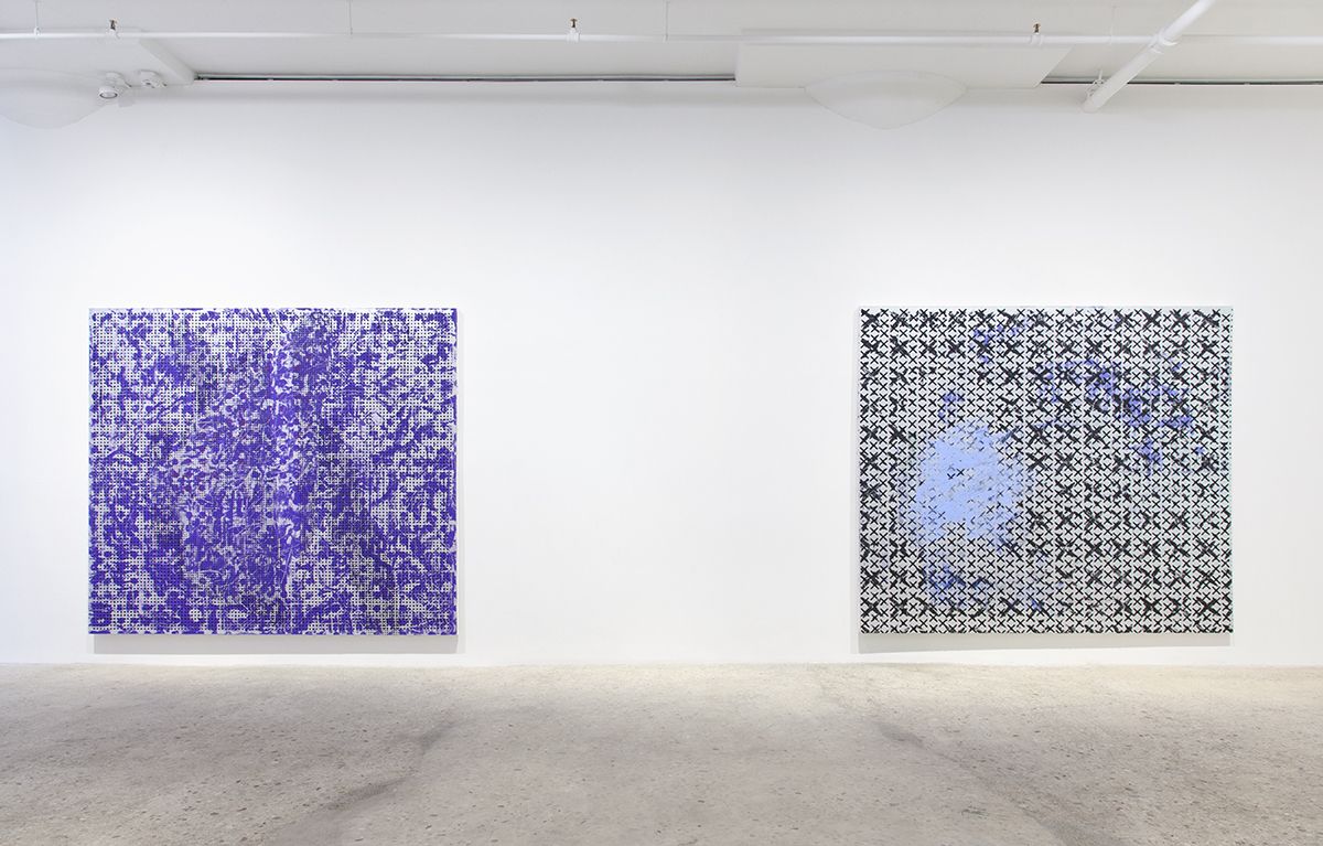 Jacqueline Humphries, Installation view, Greene Naftali, New York, 2015