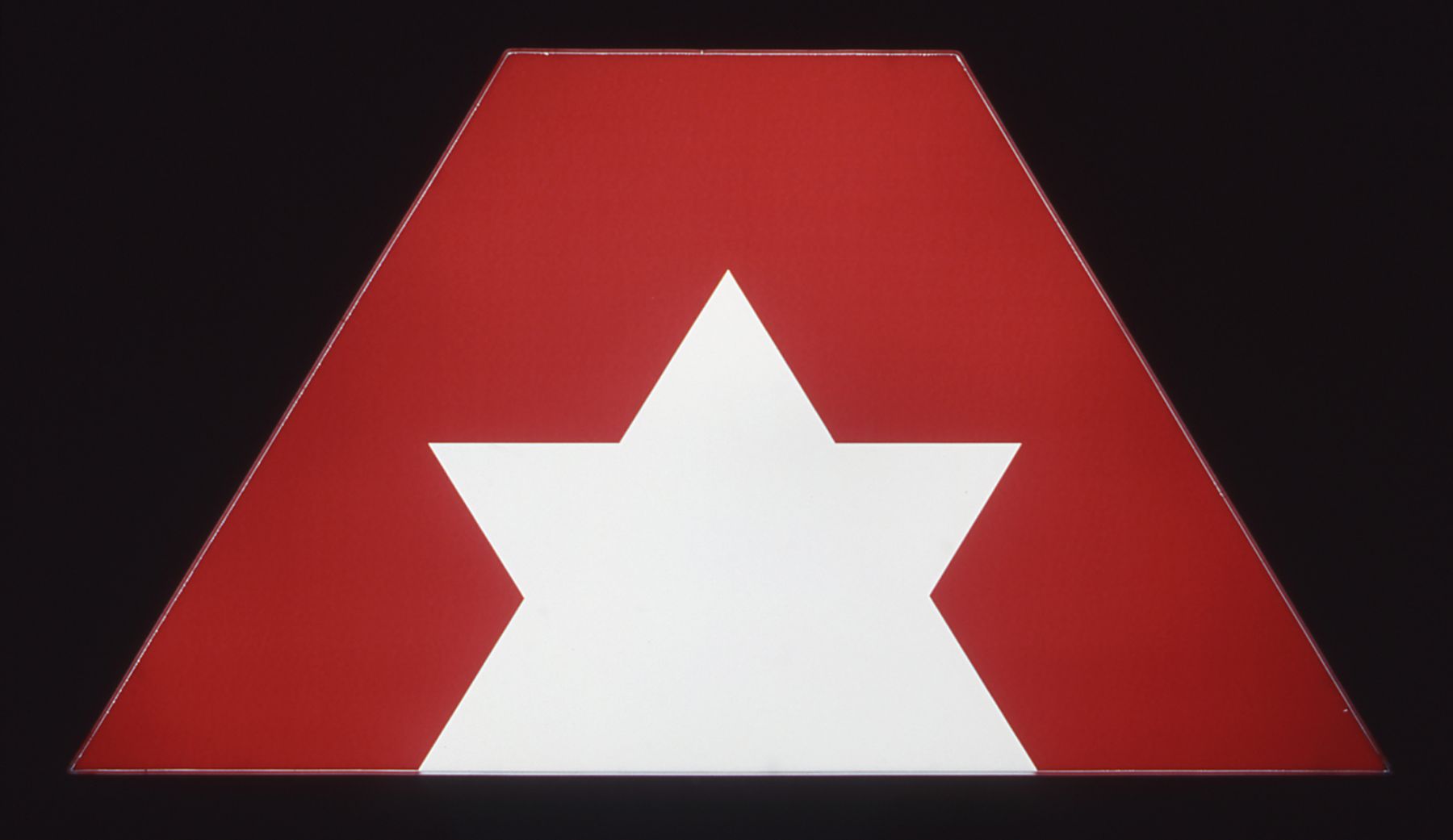 Daniel Pflumm Untitled (Advantage Rent a Car), 2001 Lightbox 26 x 48 x 6 inches (66 x 121.92 x 15.24)