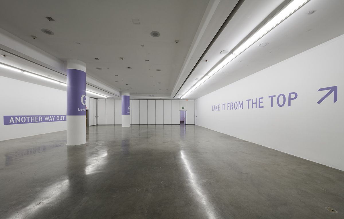 John Knight, Installation view, A work in situ, REDCAT, Los Angeles, 2016